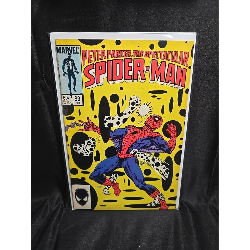 Spectacular Spider-Man #99 Marvel 1985 Key Issue Peter Parker Al Milgrom Cover